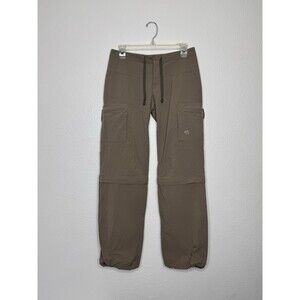 Mountain Hardwear Pants Womens Size 4 Tan Yuma Convertible Pants OL2545 Gorpcore